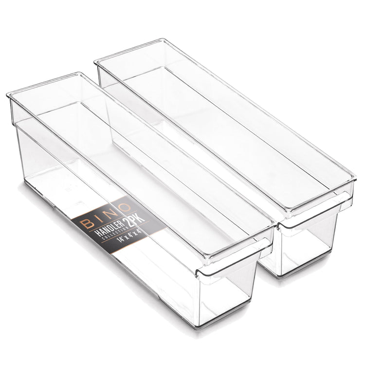 Plastic Storage Bins (2 Count)