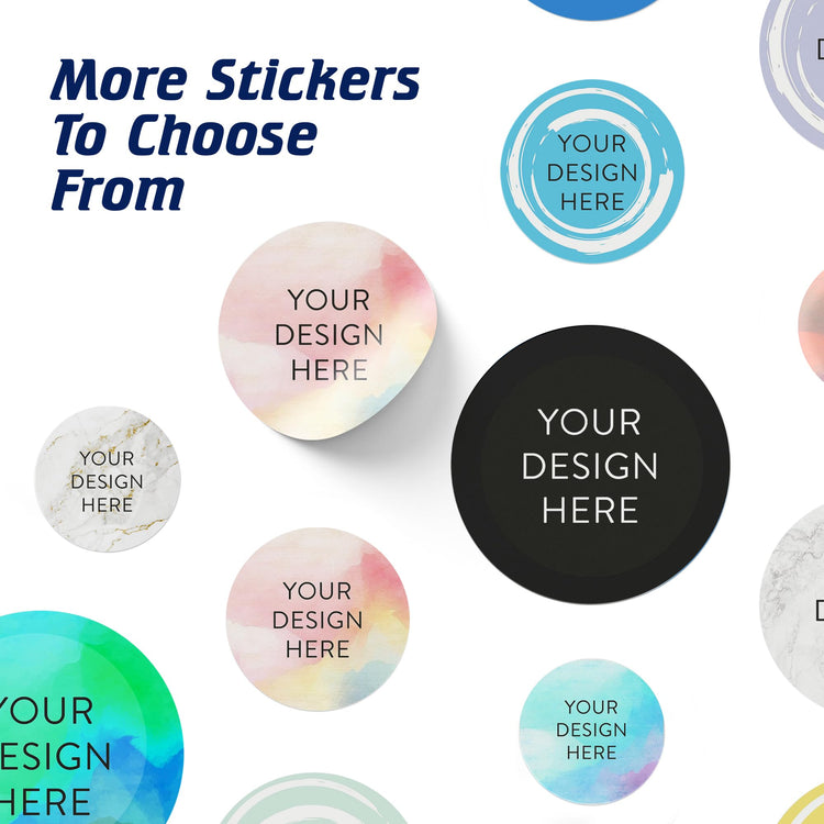 Custom Vinyl Stickers Your Image (100 Count)