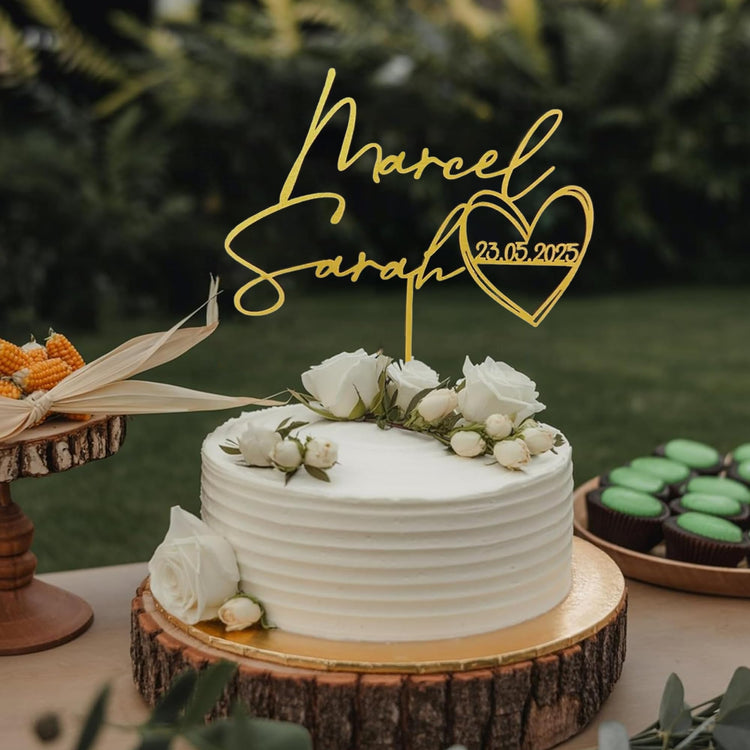 Personalized Wedding Cake Topper