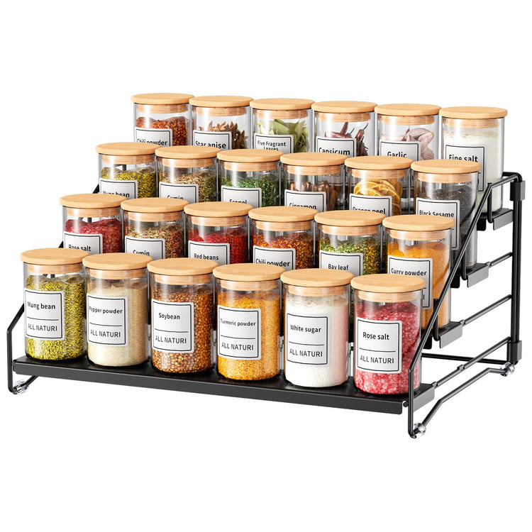 4 Tier Spice Rack Organizer for Cabinet