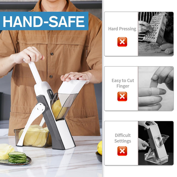 Safe Mandoline Slicer for Kitchen
