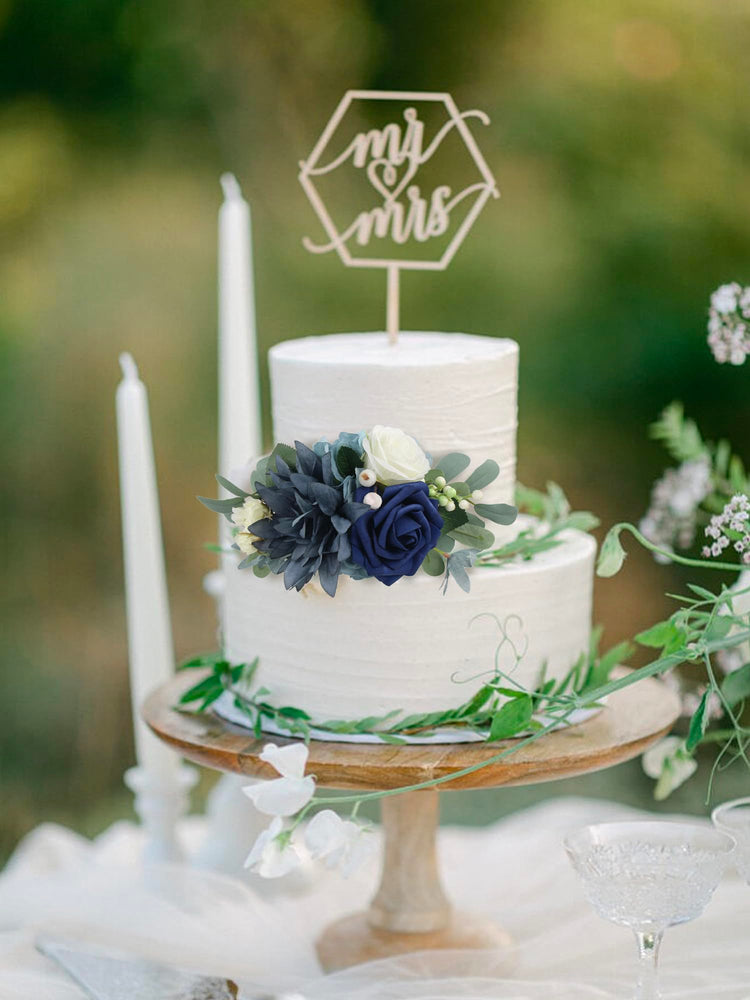 3Pcs Premade Cake Flowers (3 Count)