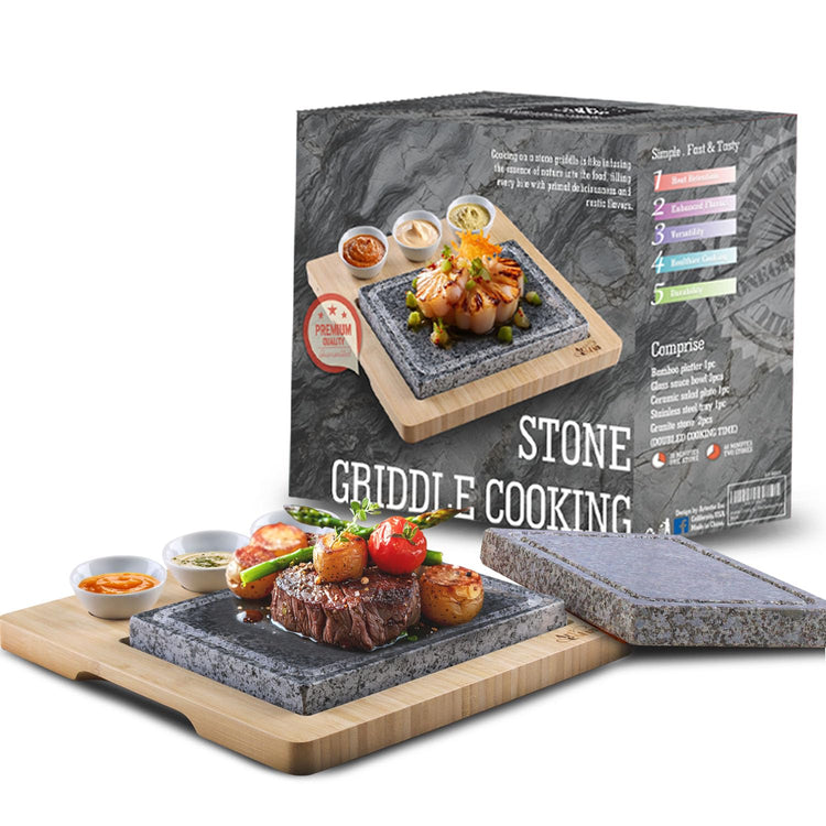 Hot Steak Stone Cooking Set