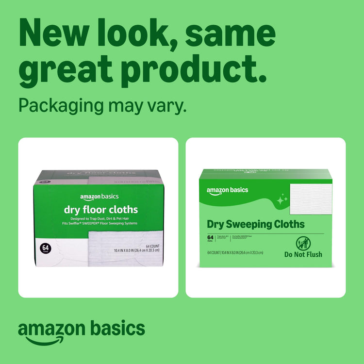 Dry Sweeping Cloths for Floor Cleaning (64 Count)