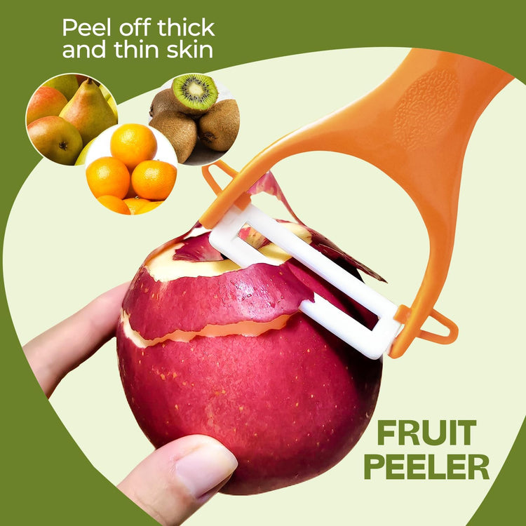 6PCS Vegetable Peeler Set with Sharp Blade