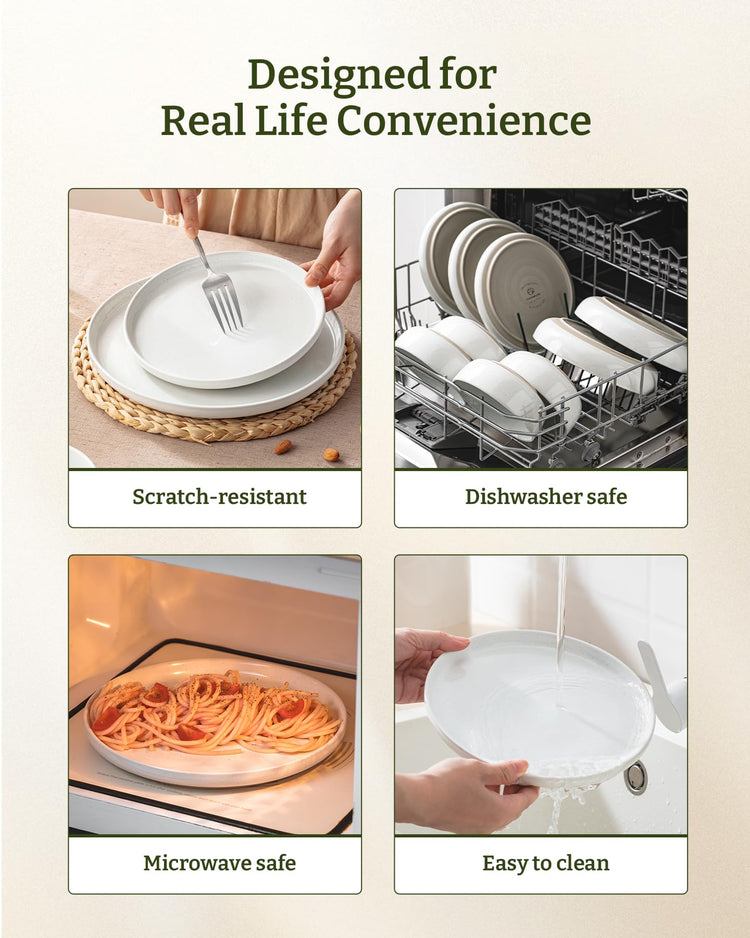Milkyway 12 Piece Stoneware Dinnerware Set