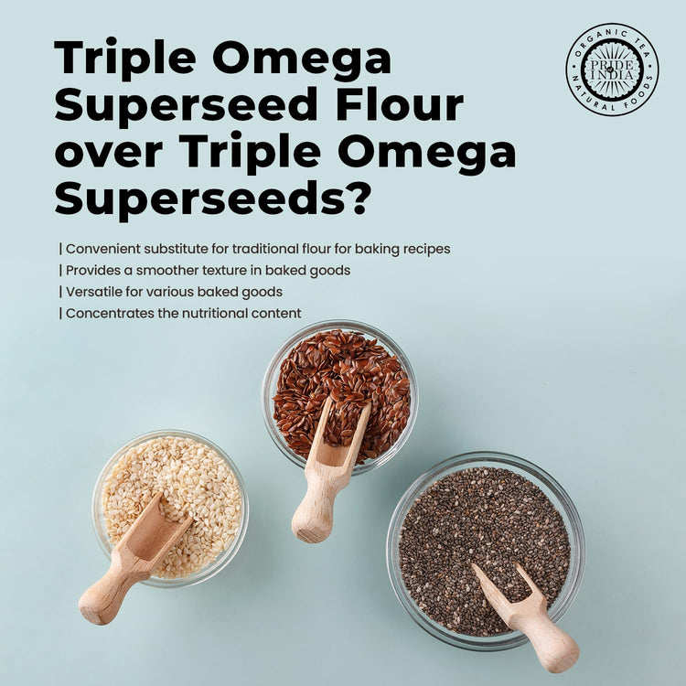 Triple Omega Superseed Flour 1 lbs (16 Ounce)