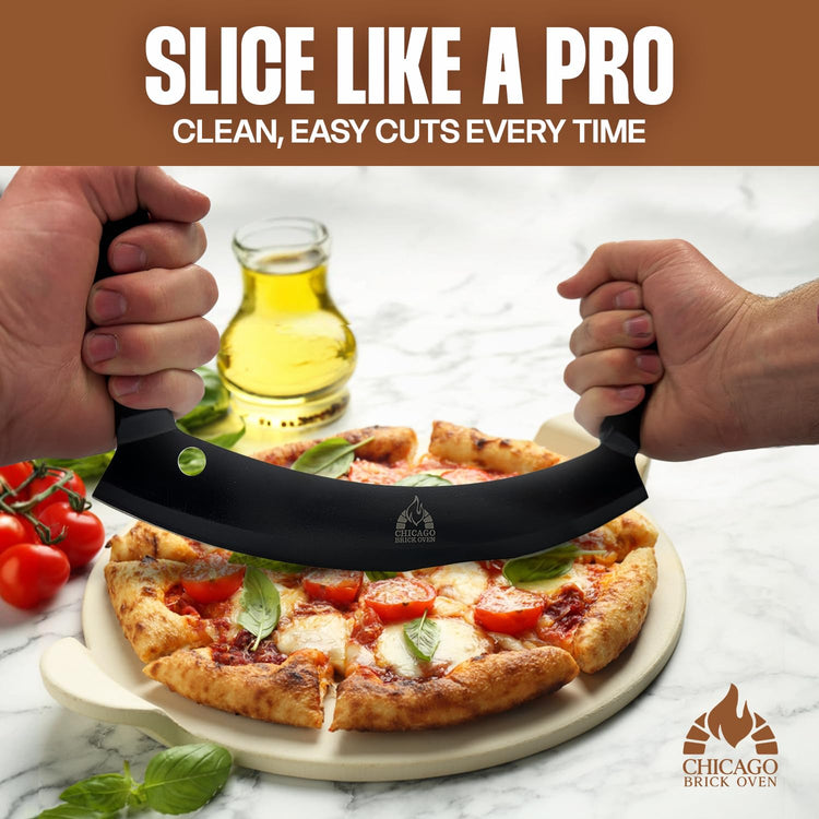 12 Inch Pizza Cutter Rocker Blade