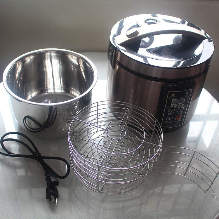 6L Black Garlic Fermenter,Yogurt Maker with Adjustable Temperature & Time Control,Kimchi machine,Sweet Rice Wine Maker Full Automatic,Natto Maker,FCC UL Listed