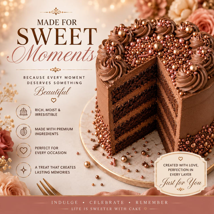 Fusion Rose Gold Metallic Sprinkles Mix (4.2 Ounce)