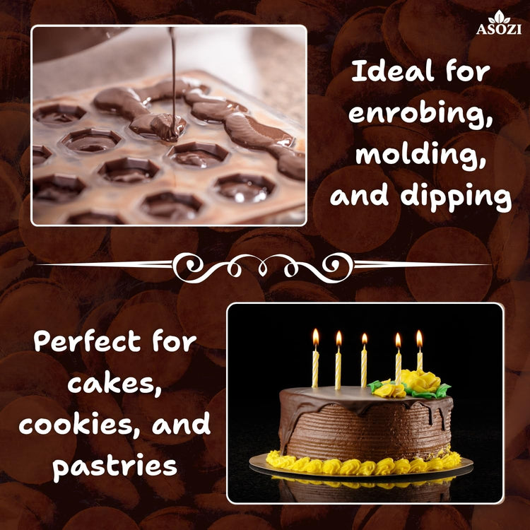 Milk Chocolate Melting Wafers 5lb (80 Ounce)
