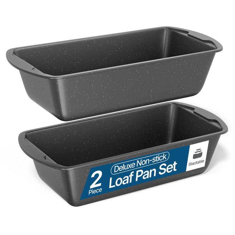Nonstick Loaf Pan Set Pack of 2 (2 Count)