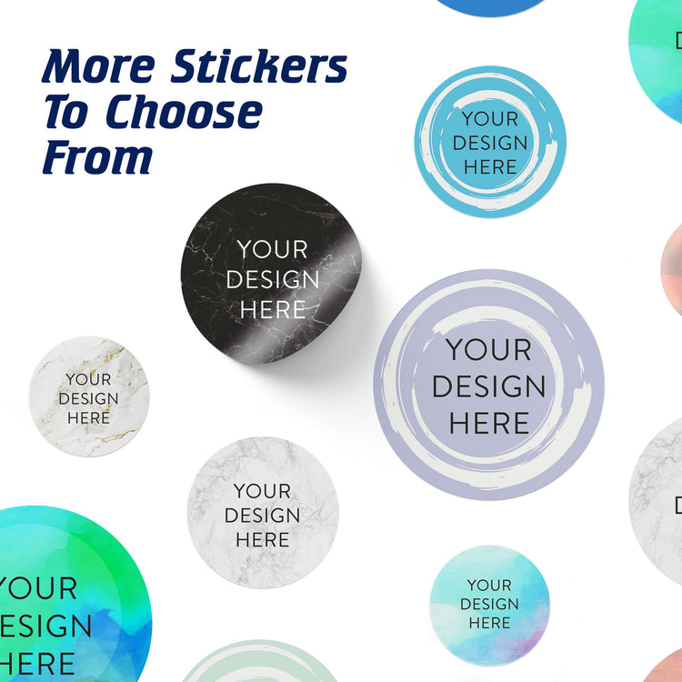 100 Custom Vinyl Stickers (100 Count)