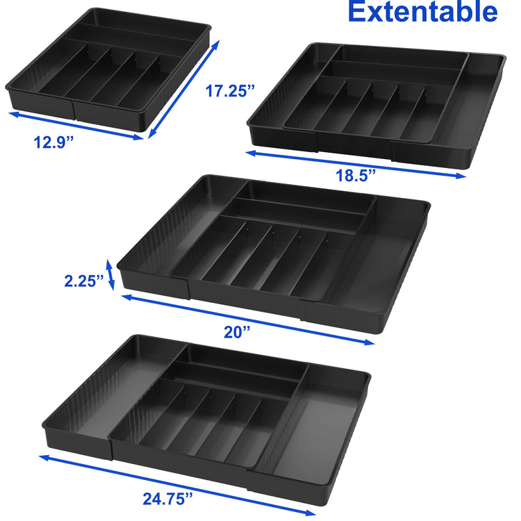 Expandable Kitchen Drawer Flatware Organizer