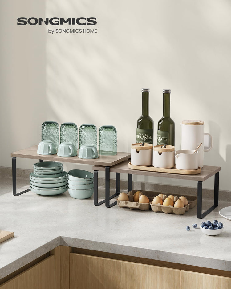 Cabinet Organizer Shelf (4 Count)