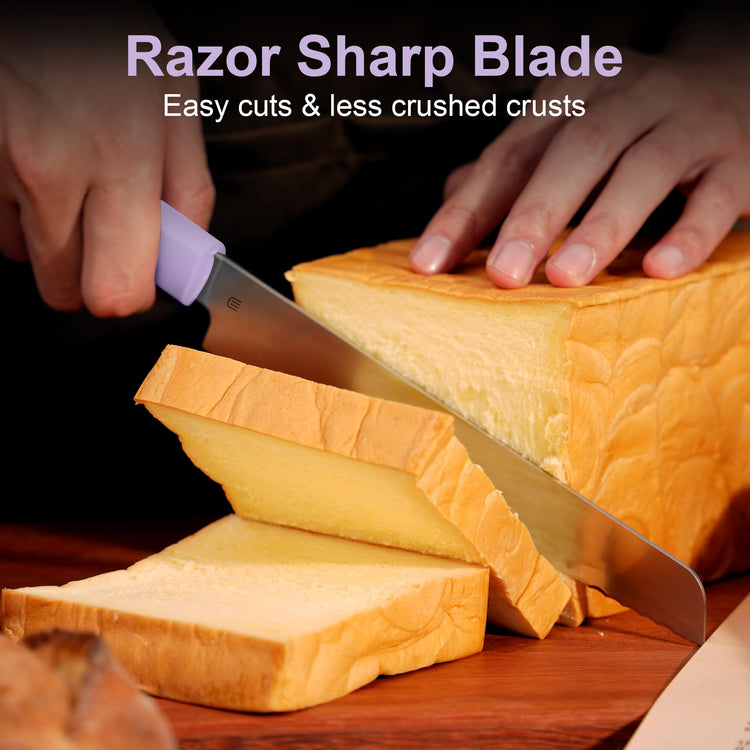7.5" Serrated Bread Knife for Homemade Bread