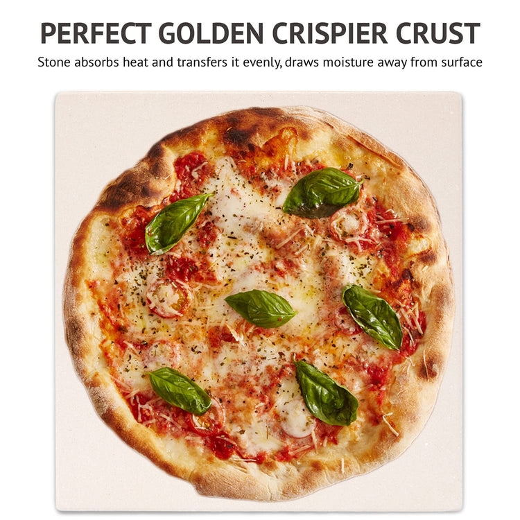 10”x10.4”x0.5” Pizza Stone for Toaster Oven