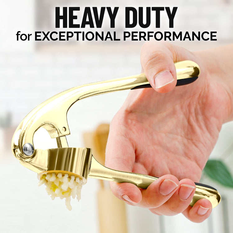Premium Garlic Press with Soft