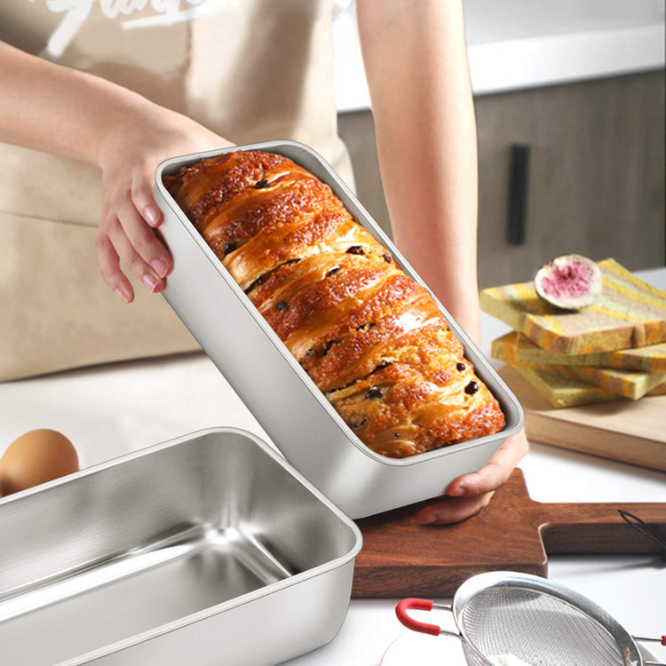 Loaf Pan for Baking Bread (2 Count)