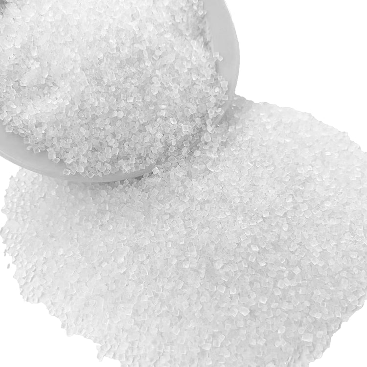 White Sanding Sugar for Baking Edible Sparkling Coarse Sugar Crystals Sprinkles for Baking Topping Cake Cookie Cupcake Topper Ice Cream Decoration Supplies 3.2 OZ (3.2 Ounce)