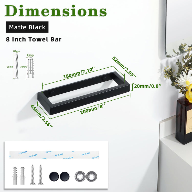 8'' Hand Towel Holder