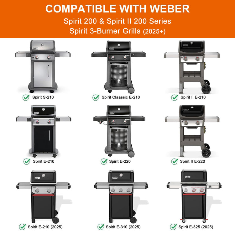 Full Size Griddle Inserts for Weber Spirit 300 Series