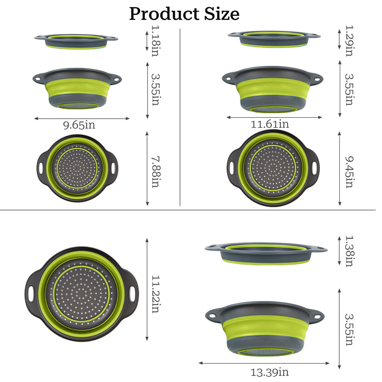 Collapsible Colander 3 (3 Count)