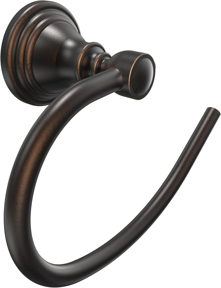 Towel Ring, Stainless Steel Hand Towel Holder for Bathroom Wall Mount, Heavy Duty Towel Hanger for Kitchen, Bath, RV (Oil Rubbed Bronze)
