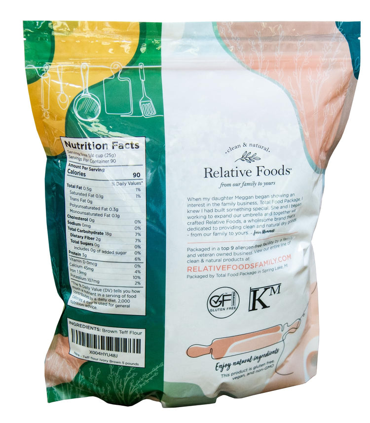 Brown Teff Flour (80 Ounce)