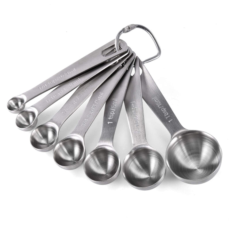 18 8 Stainless Steel Measuring Spoons Set of 7