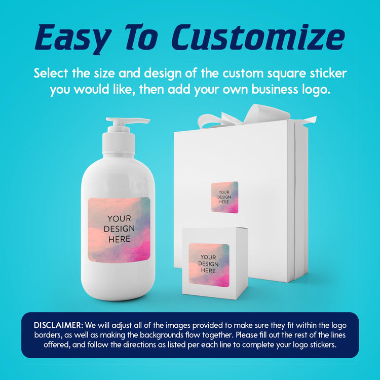 Custom Vinyl Stickers Your Image (100 Count)