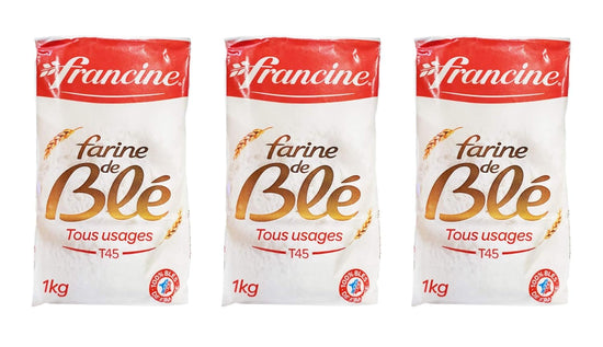 Francine Farne de Ble Bio - French All Purpose Flours 3 Packs (All Purpose Wheat (T45)) - Nestoria