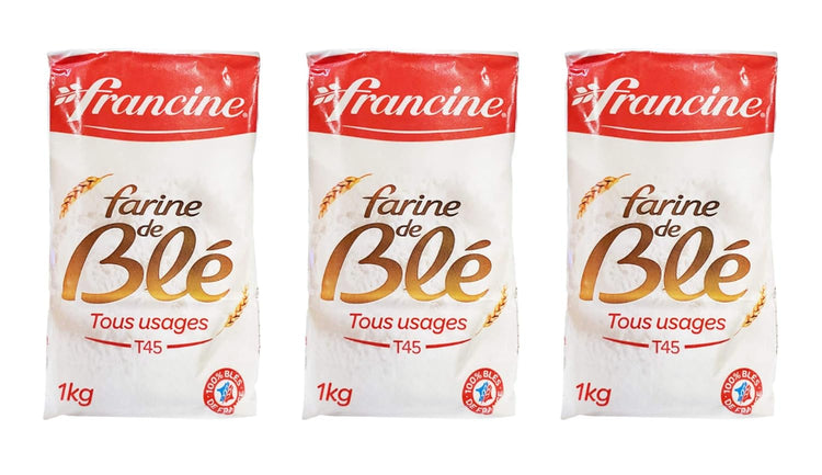 Francine Farne de Ble Bio - French All Purpose Flours 3 Packs (All Purpose Wheat (T45)) - Nestoria