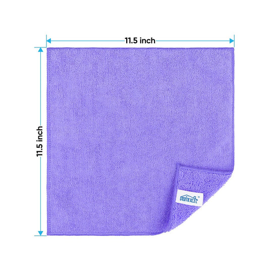 Purple Microfiber Cleaning Cloth (12 Count)