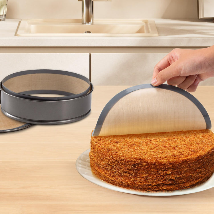 Non Sick Silicone Baking Mat for Springform Pan 9 inch