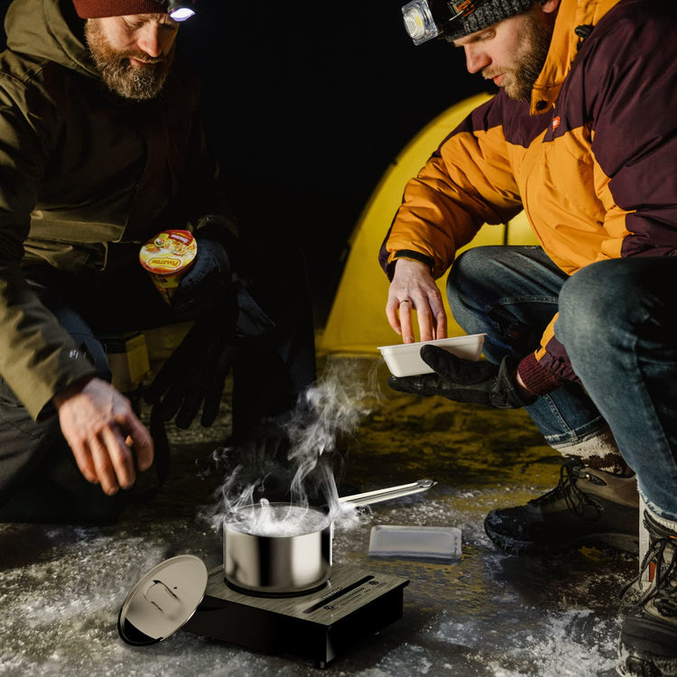 500W Mini Portable Induction Cooktop for Moka Pot & Small Cookware