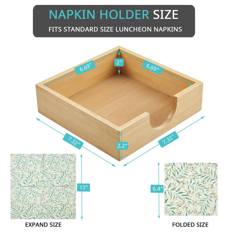 Bamboo Napkin Holder for Table