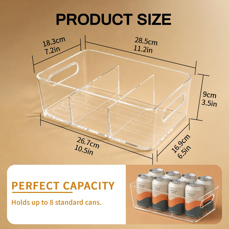 8 Pack Pantry Organizers and Storage (8 Count)