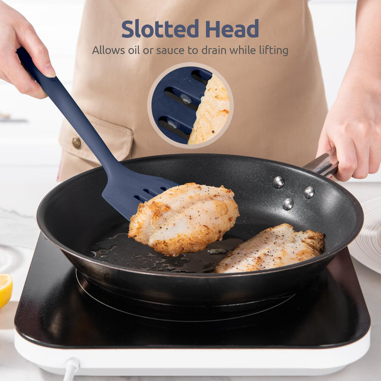 Silicone Turner Spatula Set of 2 (2 Count)