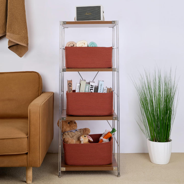 Large Storage Baskets for Organizing (4 Count)