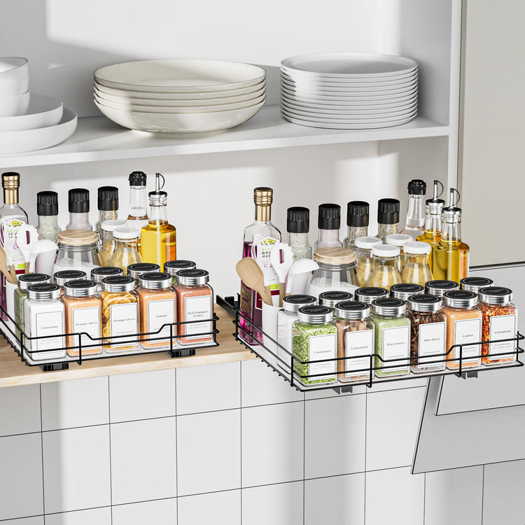 Spice Rack Organizer for Cabinet