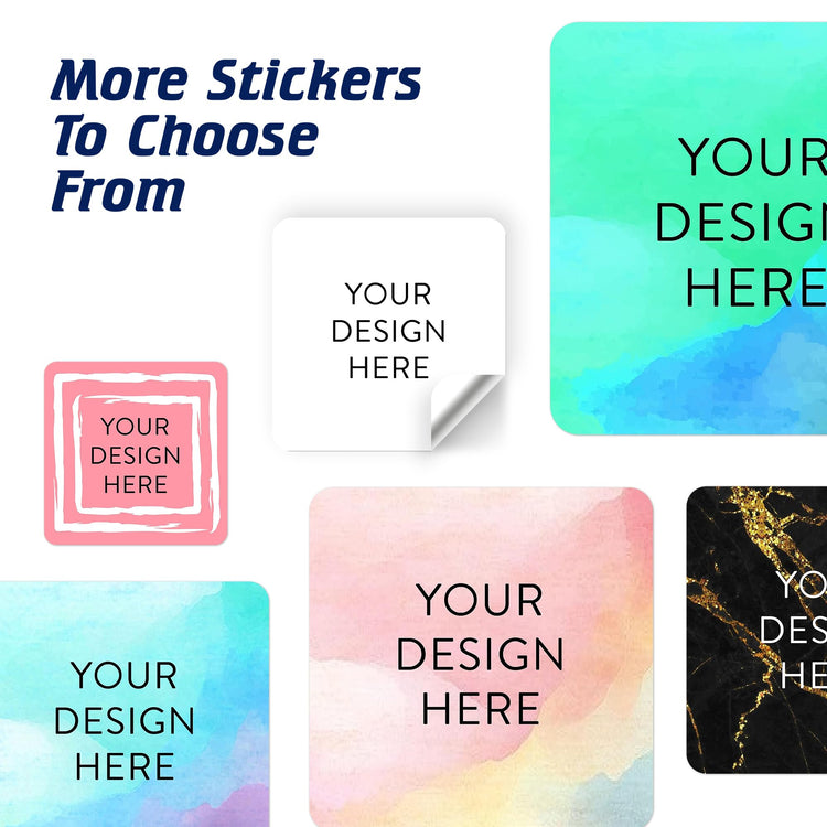 Custom Vinyl Stickers Your Image (100 Count)