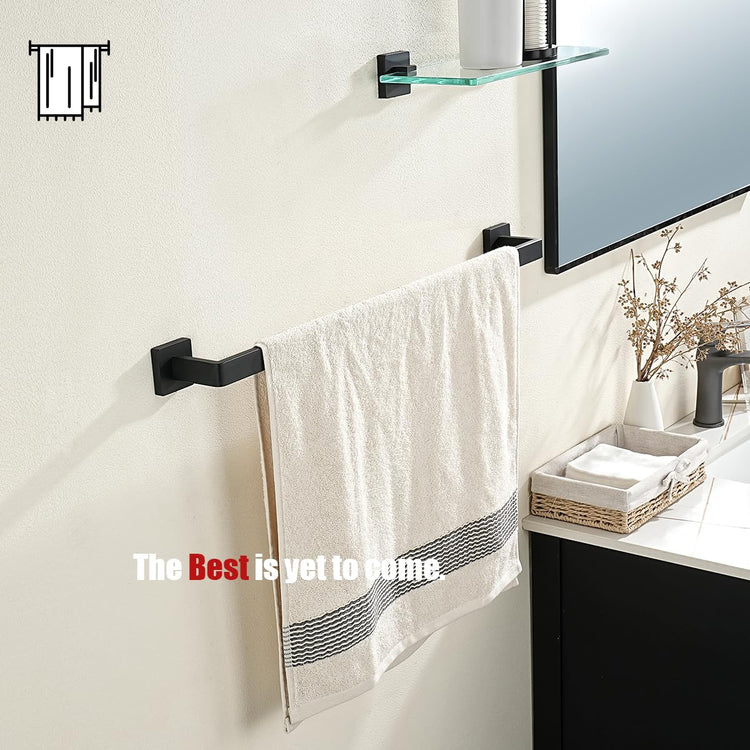 Black Towel Bar