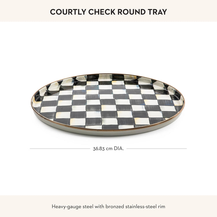 Enamel Round Tray