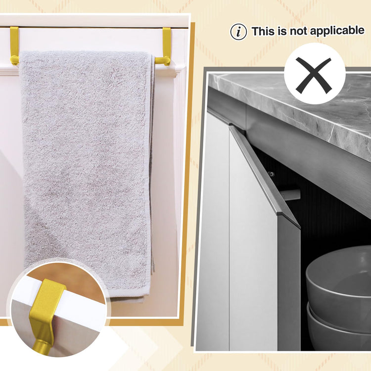 Over Cabinet Door Towel Bar