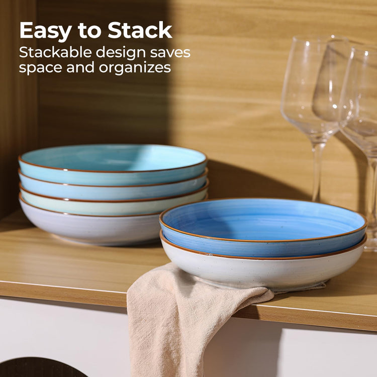 8.5'' Pasta Bowls Set of 6 (6 Count)