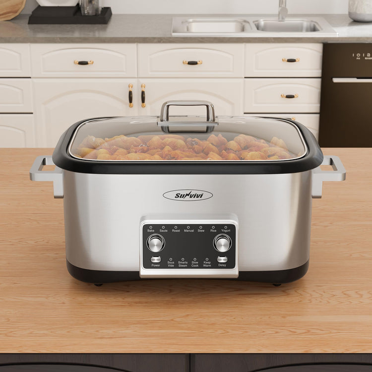8 Quart Slow Cooker Roaster Oven