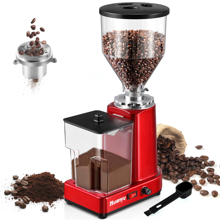Flat Burr Coffee Grinder