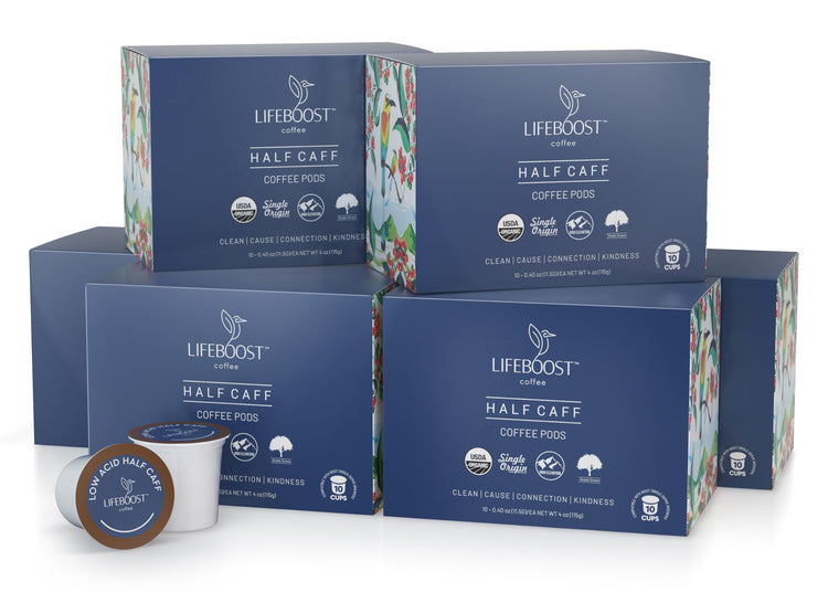 Half Caff Coffee K Cups (10 Count)