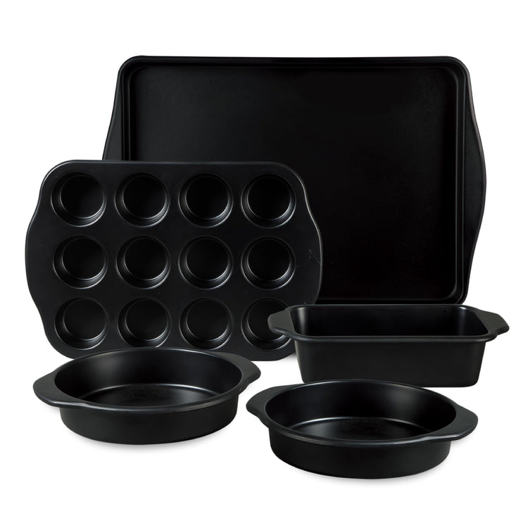 Teston 5 Piece Carbon Steel Baking Pans Bakeware Set w
